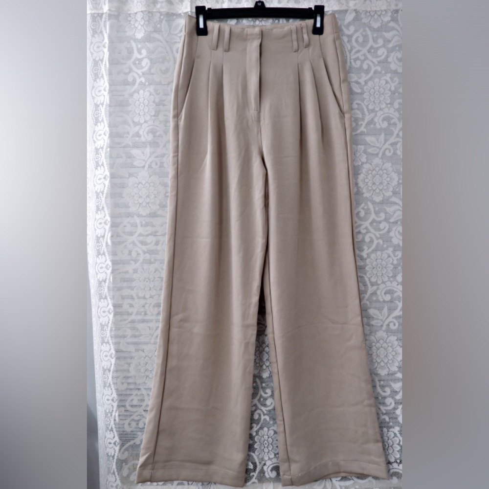 Thread & Supply Wide Leg Tan Pants